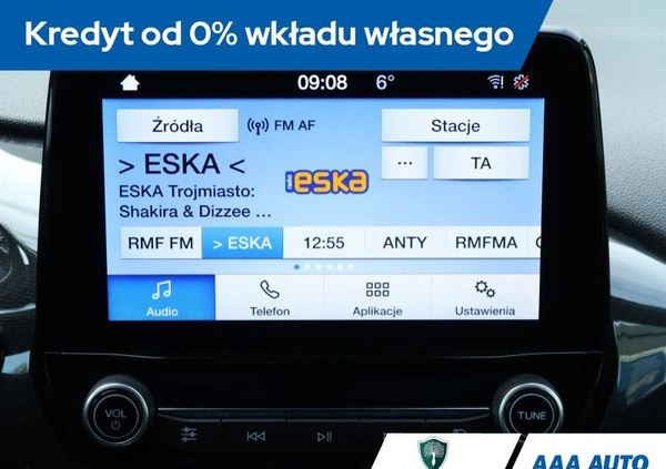 Ford Fiesta cena 55000 przebieg: 57584, rok produkcji 2019 z Krzywiń małe 352